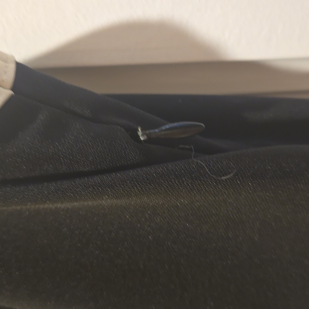 Express Black Midi Dress with Cream Accents - Picture 12 of 12